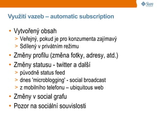 Míchanice v sociální síti