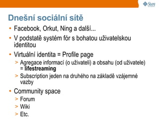 Míchanice v sociální síti