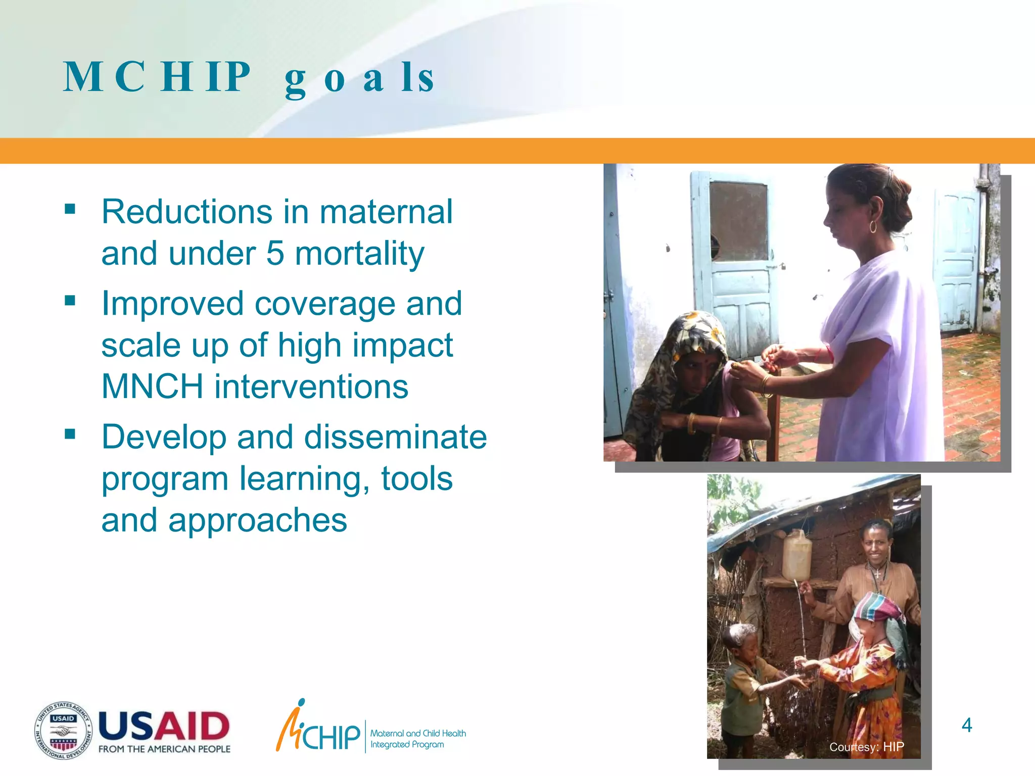 Maternal and Child Health Integrated Program – MCHIP | PPT