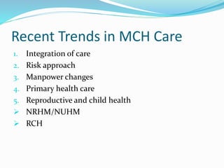 Mch services | PPTX