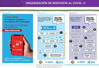 ORGANIZACIÓN DE RESPUESTA AL COVID-19
 