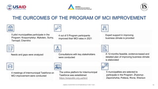 MUNICIPAL COMPETITIVENESS INDEX 2021 PRESENTATION | PDF