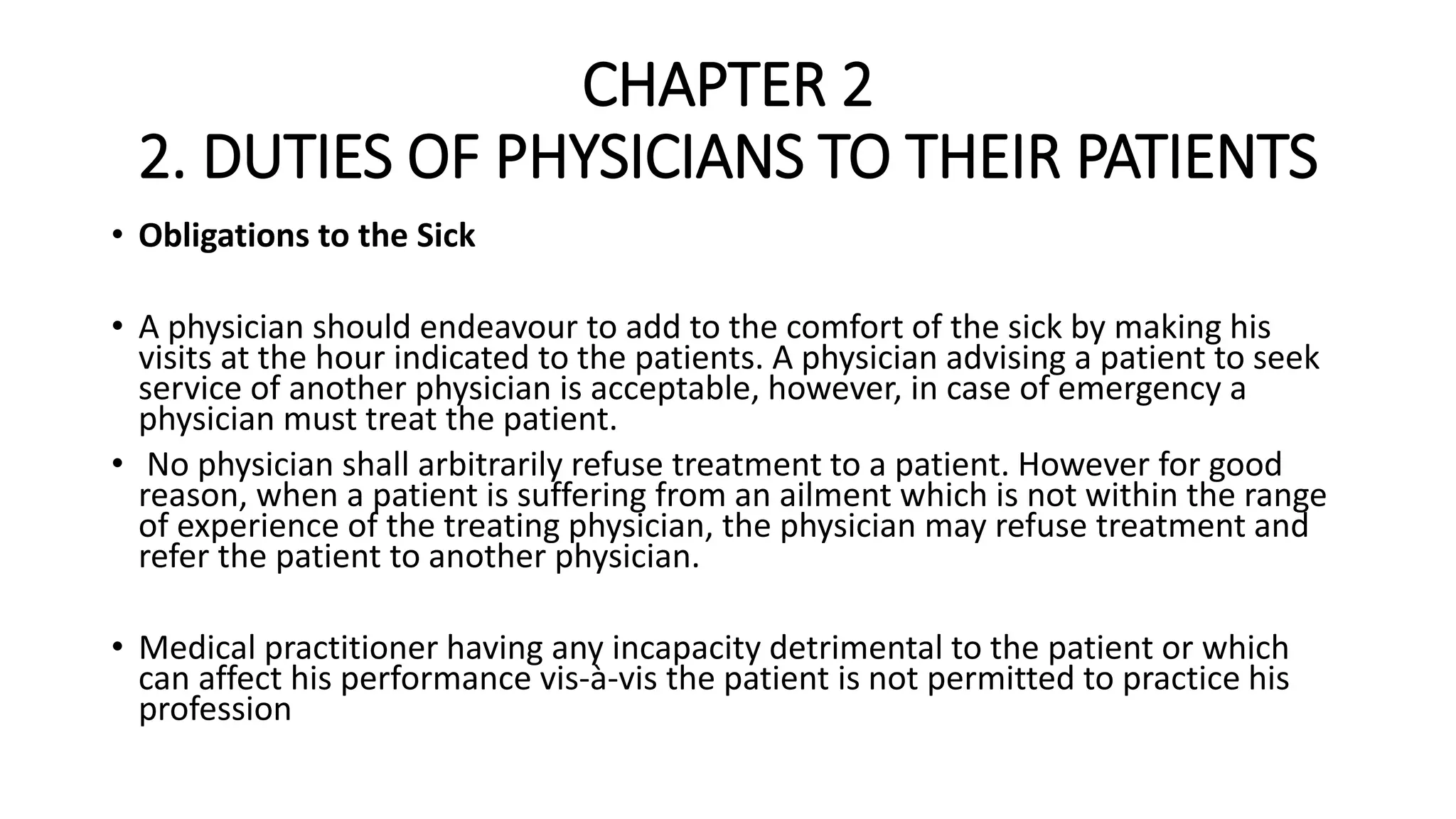 MCI Professional Conduct, Etiquette and Ethics 2016 PPT