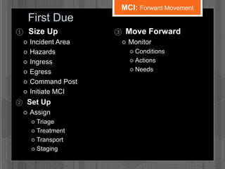 MCI First Due First Five | PPTX