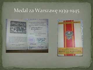 Medal za Warszawę 1939-1945,[object Object]