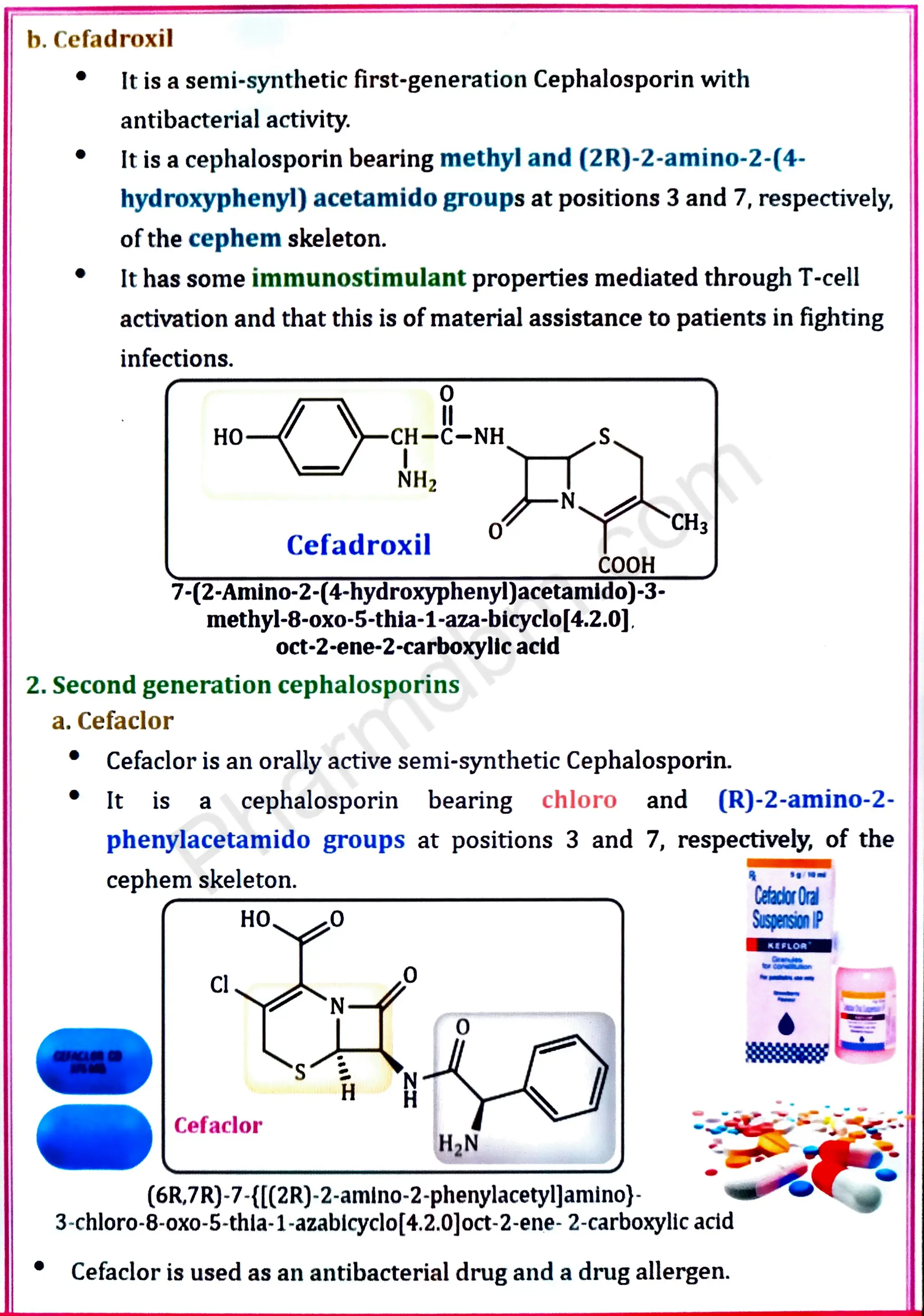 Medicinal chemistry III Unit no 1 -Antibiotics | PDF