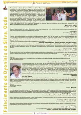 Informativo Monte Carmelo - Janeiro-Feveiro/2010