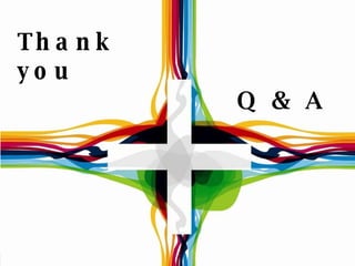Thank you Q & A 
