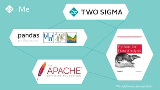 Wes McKinney @wesmckinn
Me
 