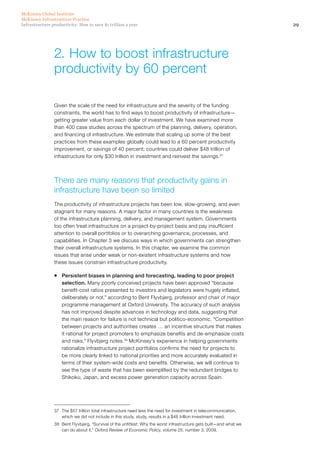 McKinsey - Infrastructure - Jan 2013 | PDF