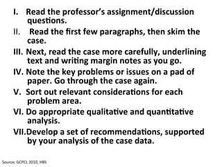 I.  Read	
  the	
  professor’s	
  assignment/discussion	
  
              quesKons.	
  	
  
        II.  	
  Read	
  the	
...