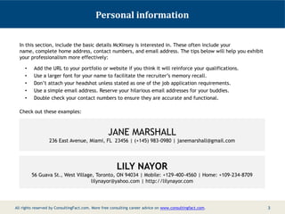 McKinsey Resume Sample - Mckinsey Resume Sample 3 320 