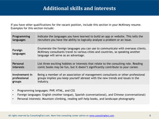 McKinsey Resume Sample - Mckinsey Resume Sample 8 320 