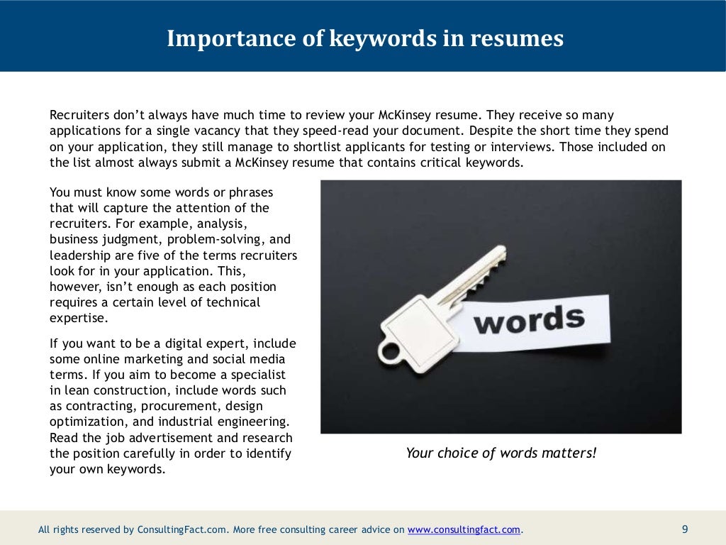 McKinsey Resume Sample - Mckinsey Resume Sample 9 1024 
