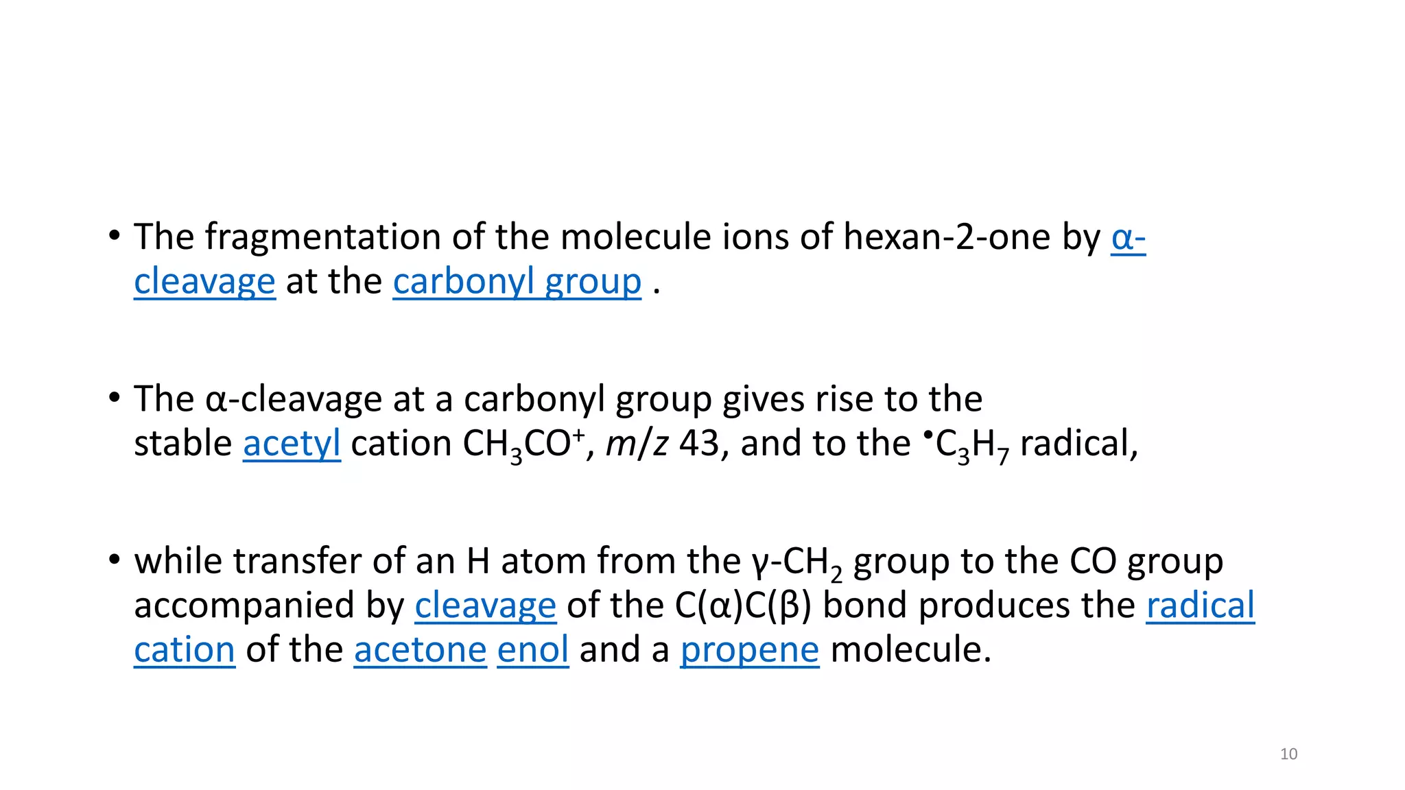 McLaffertey rearrangement. | PPTX
