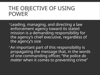 The constitutional power of law enforcement | PPTX