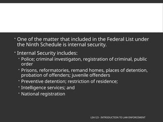 The constitutional power of law enforcement | PPTX