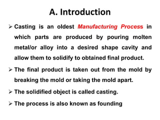 Casting In Engineering Comprehensive Overview of Melting and Casting Processes in Metal ...