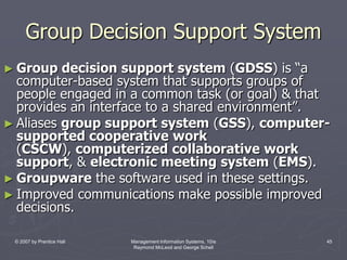 Bp Gss Computer System SIM - Mc leod ch11 | PPT