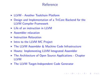 Part II: LLVM Intermediate Representation | PDF