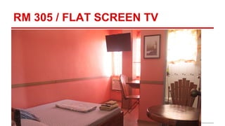 RM 305 / FLAT SCREEN TV
 