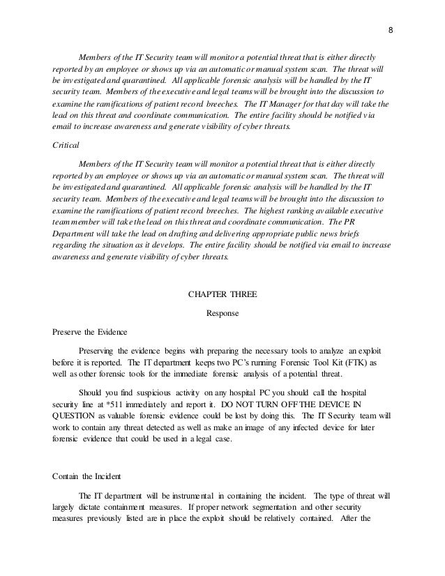 Incident response essay picture