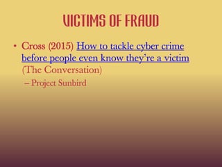 CEO fraud
• FBI report January 2015
– October 2013 to August 2015
– Combined victims (US & non US): 8,179
– Combined expos...