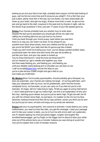 Mc masker and Snizzy  some rap battles