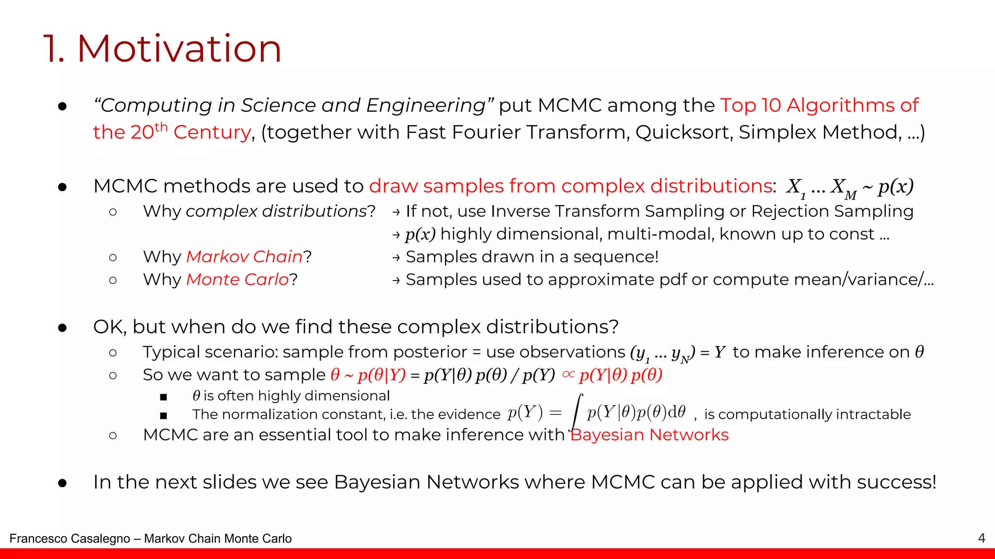 Markov Chain Monte Carlo Methods | PDF