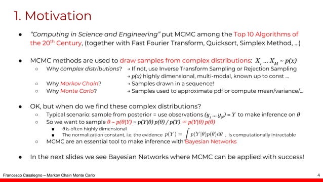 Markov Chain Monte Carlo Methods | PDF | Physics | Science