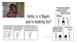 Hello, is it Bayes
you’re looking for?
 