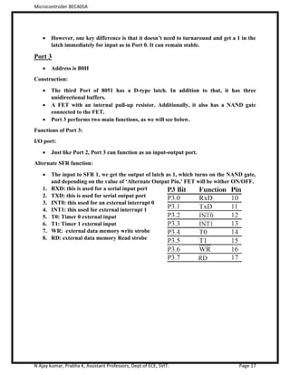 MC_Module_1 (2).pdf MICROCONTROLLER VTU. MODULE 2 | PDF