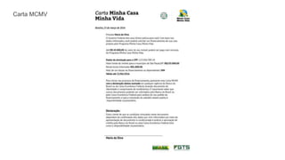 Carta MCMV
 