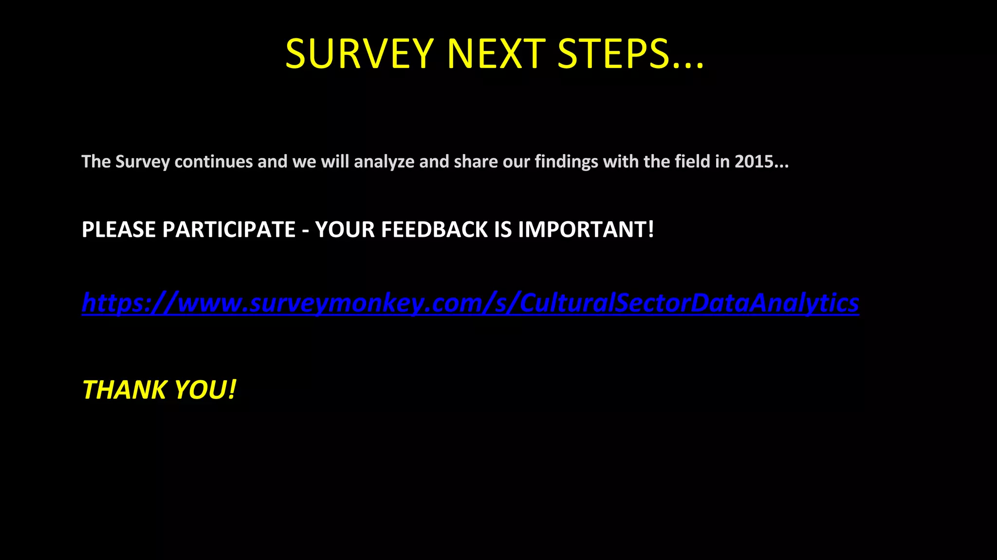 #MCN2014 -  What Are Your Visitors Really Telling You? Data Analytics and What to Do with This Information
