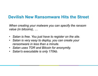 Your Money or Your Data: Ransomware, Cyber Security and Today’s Threat ...