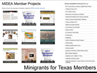 Minigrants for Texas Members
 