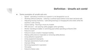 Unsafe Speed Example Industrial engineering basics | PPTX