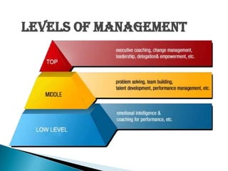 Levels of Management
 