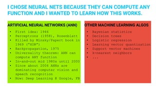 Machine Learning with Artificial Neural Networks in Clojure | PDF