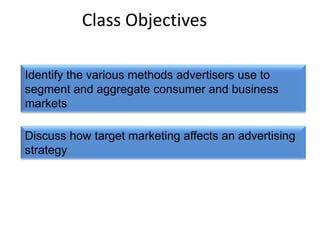 Mcom 341-7 Targeting, Segmentation | PPTX