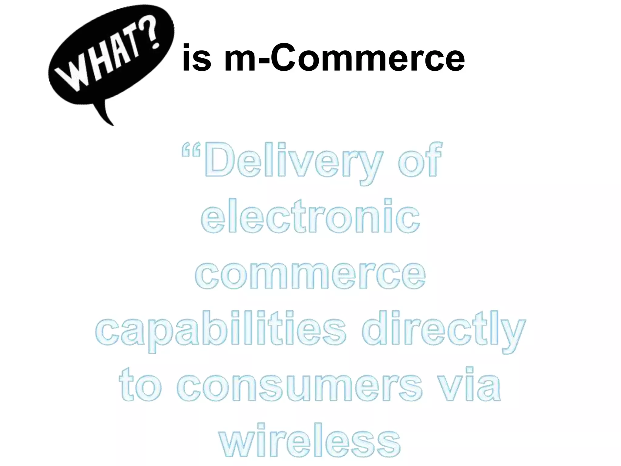 is m-Commerce