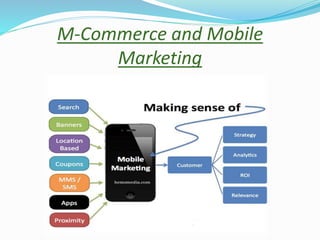 M-Commerce and Mobile
Marketing
 