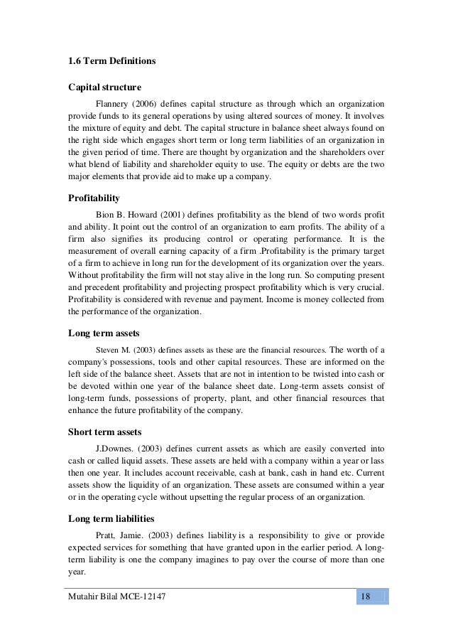 impact of capital structure on profitability Since financing decisions influence profitability and hence firm's value, this study examines the impact of capital structure on profitability of core business. impact of capital structure on profitability Since financing decisions influence profitability and hence firm's value, this study examines the impact of capital structure on profitability of core business.