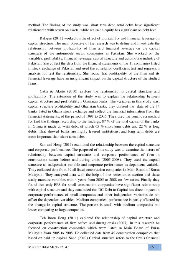 Thesis on automobile industry in pakistan