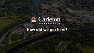 How did we get here?
 