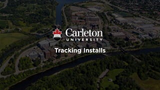 Tracking Installs
 