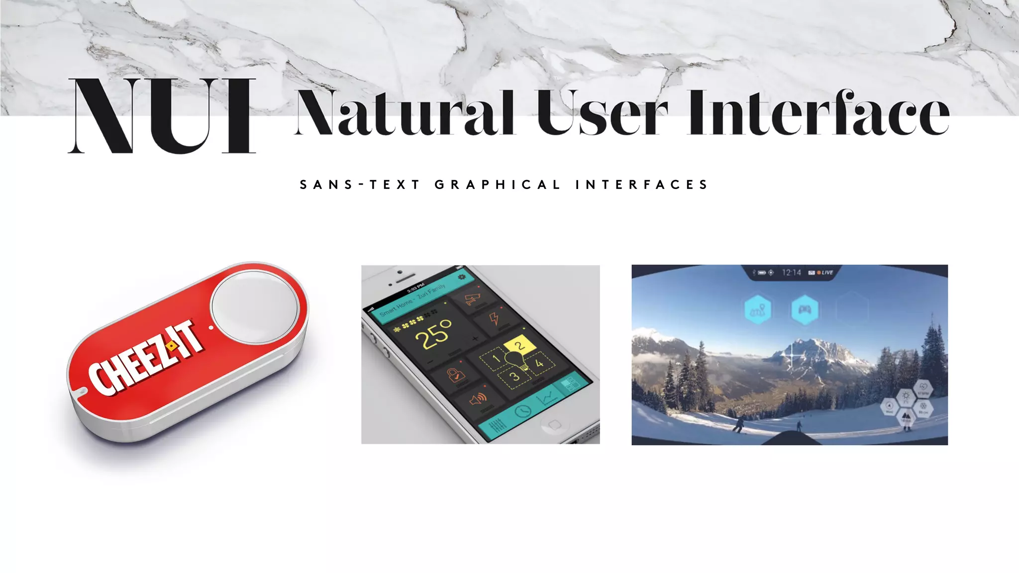 S A N S - T E X T G R A P H I C A L I N T E R F A C E S
 