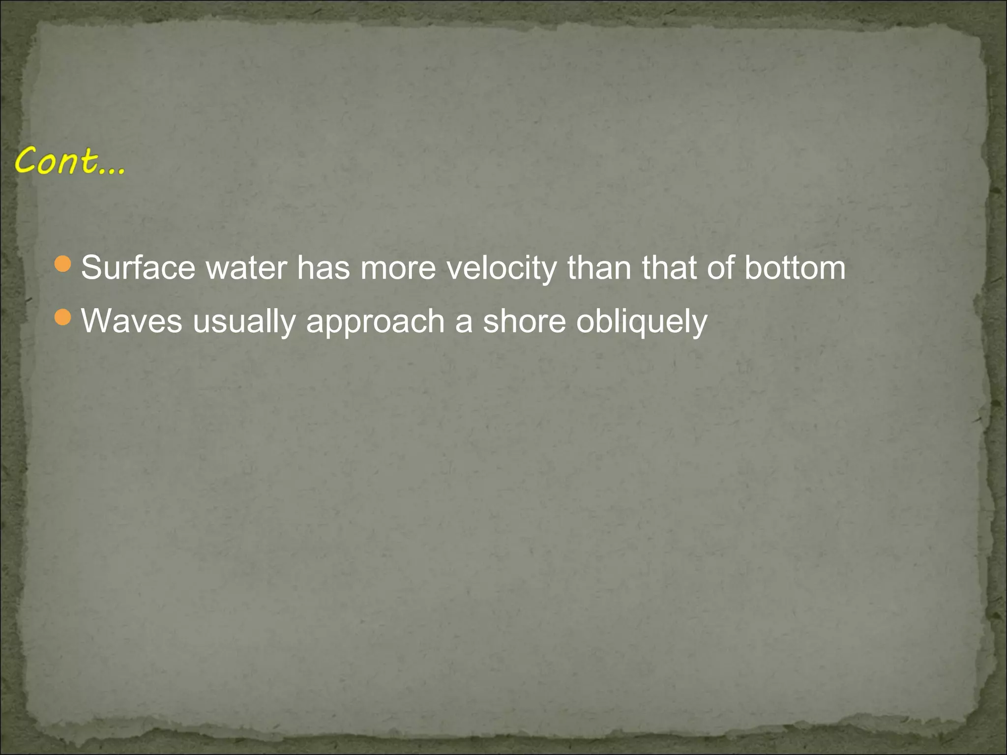 Marine and Coastal Processes | PPT