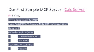 How I Developed My First MCP Server? & How You Can Develop It Too? | PPTX