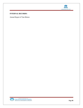 INTERNAL RECORDS:
Annual Report of Tata Motors
Page 80
 